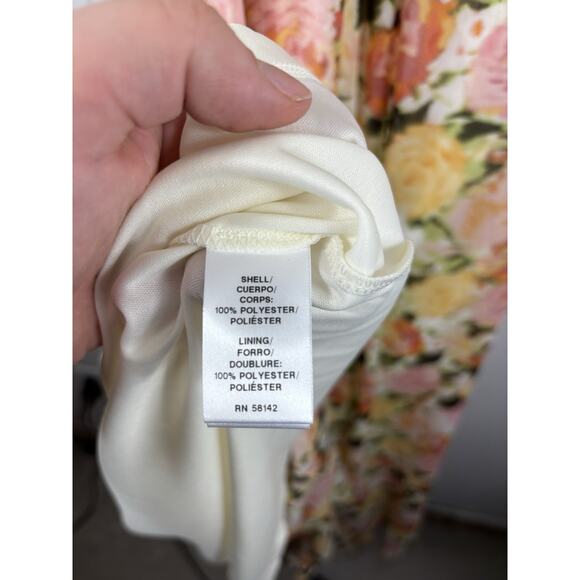 NWT Women’s Adorne Floral Dress Ruffle Cold Shoulder Bloomcore Plus Size 24W - Picture 10 of 12